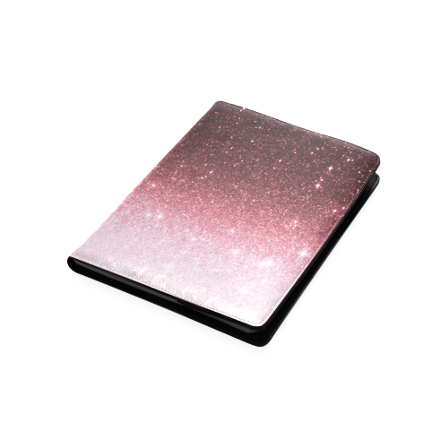 rose gold Glitter gradient Custom NoteBook B5
