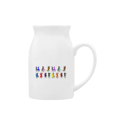 Colorful Dancers Milk Cup (Large) 450ml