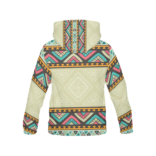Beautiful Ethnic Tiki Design All Over Print Hoodie for Men/Large Size (USA Size) (Model H13)