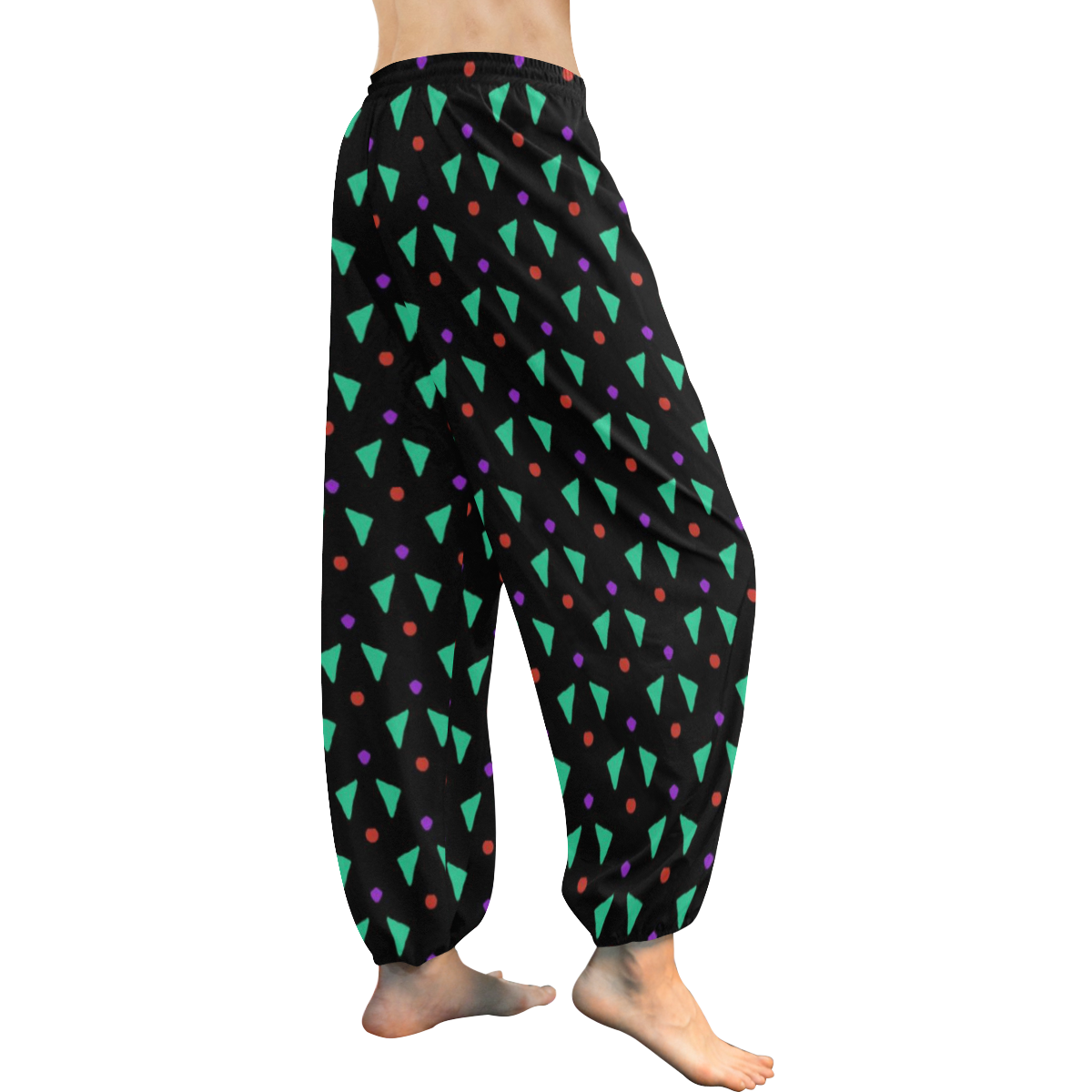 Funny Doodle Pattern 2B by JamColors Women's All Over Print Harem Pants (Model L18)