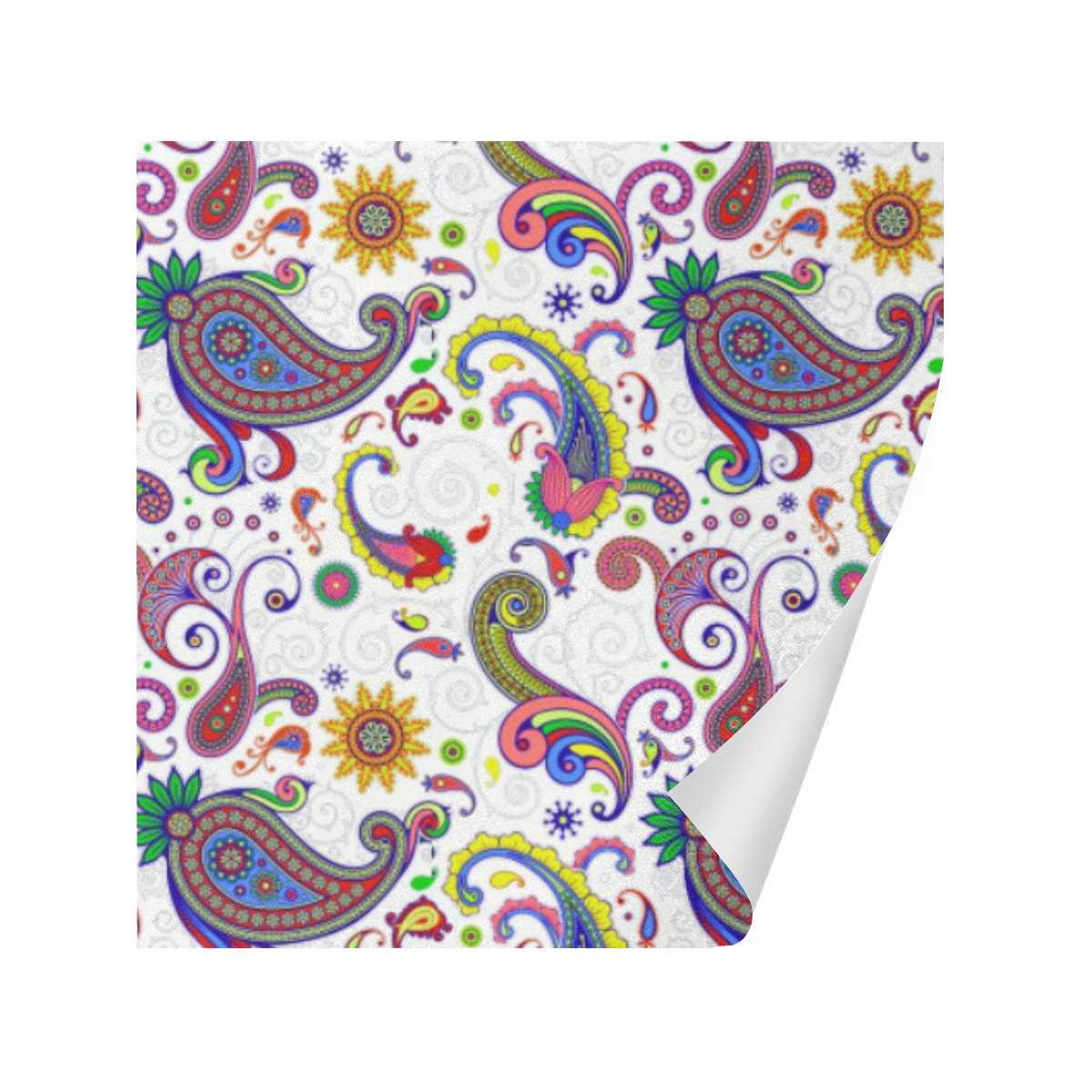 Bright paisley Gift Wrapping Paper 58"x 23" (1 Roll)
