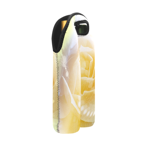 Soft yellow roses 2-Bottle Neoprene Wine Bag