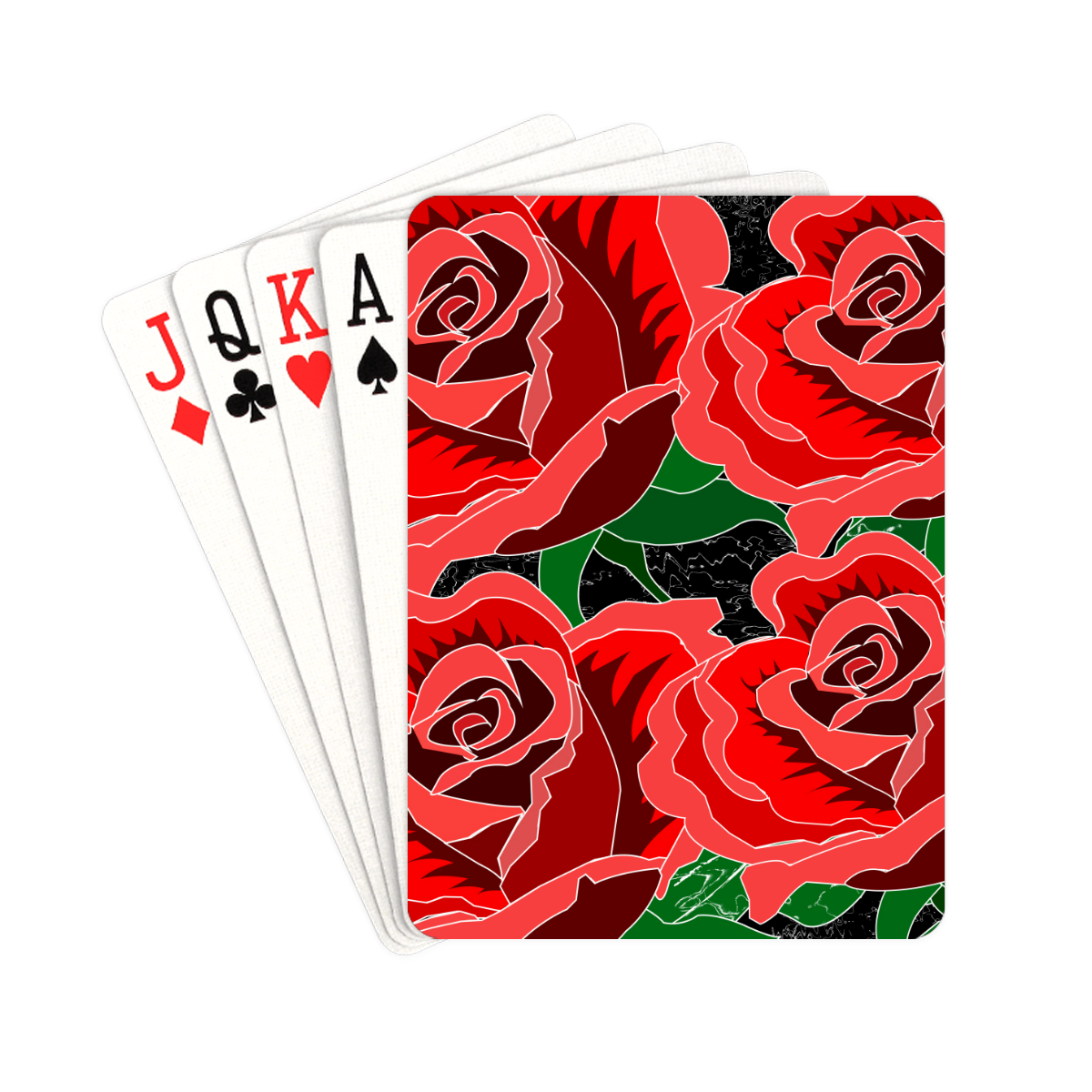 Rose Playing Cards 2.5"x3.5"