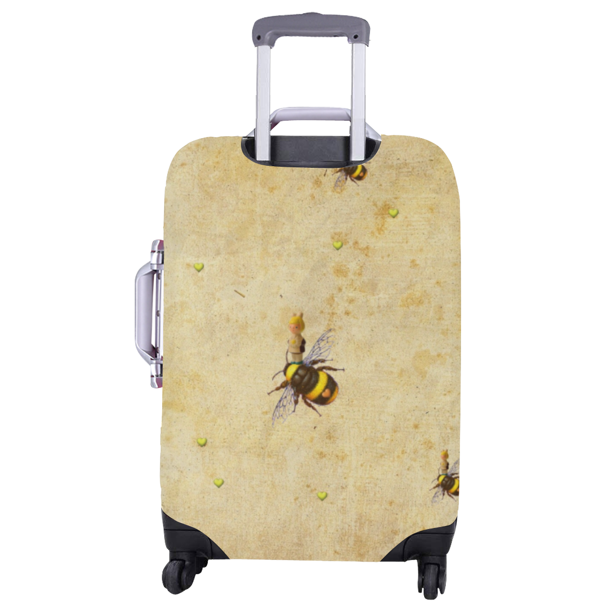 Daisy's Bees Luggage Cover/Large 26"-28"