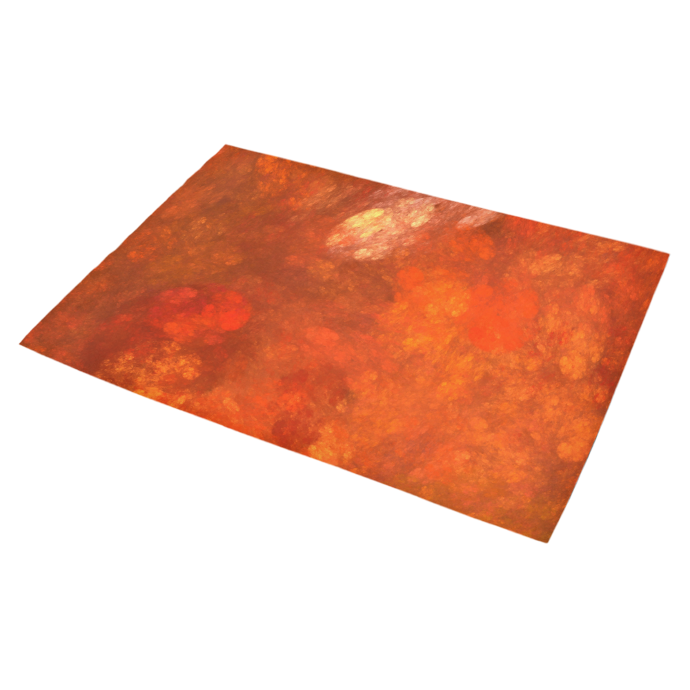 Orange Soup Azalea Doormat 30" x 18" (Sponge Material)