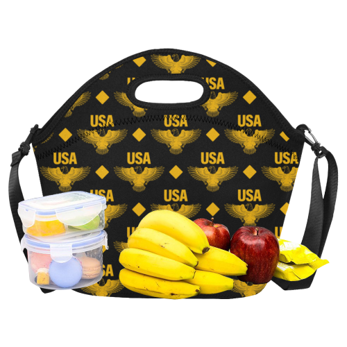 USA - HOOD SIDE Neoprene Lunch Bag/Large (Model 1669)