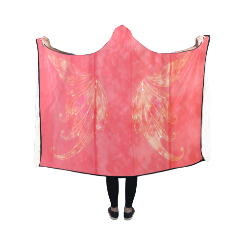 FOND ROSE Hooded Blanket 50''x40''