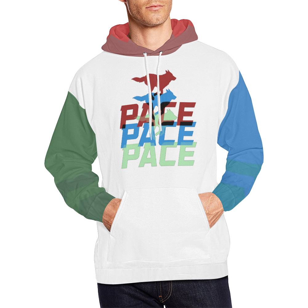 PACE Mens 3Xs Hoodie 002 All Over Print Hoodie for Men (USA Size) (Model H13)