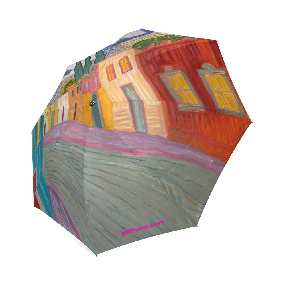 Jacaranda Time in SMA Foldable Umbrella (Model U01)