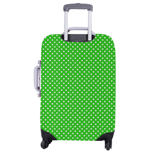 Green polka dots Luggage Cover/Large 26"-28"