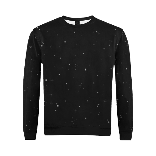 TO THE MOON AND BACK All Over Print Crewneck Sweatshirt for Men (Model H18)