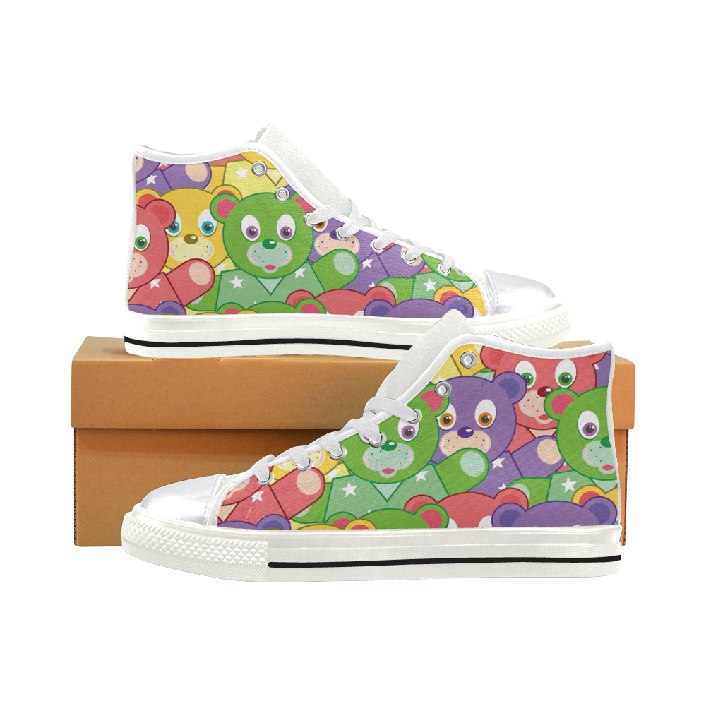 11kd High Top Canvas Shoes for Kid (Model 017)