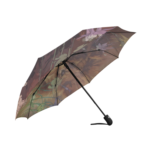 African lion Auto-Foldable Umbrella (Model U04)