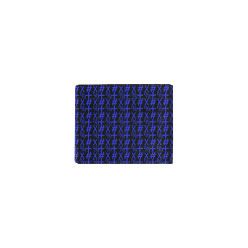 NUMBERS Collection Symbols Royal Mini Bifold Wallet (Model 1674)