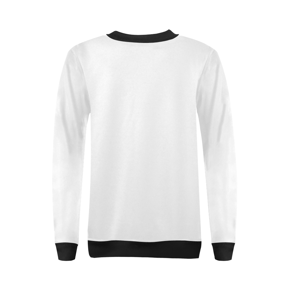 I REALLY Heart IW All Over Print Crewneck Sweatshirt for Women (Model H18)