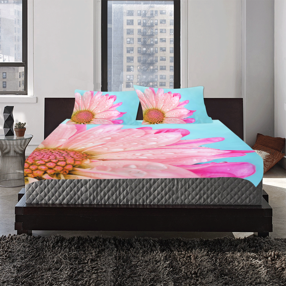 Flower 3-Piece Bedding Set