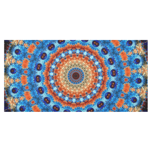 Kaleidoscope Cotton Linen Tablecloth 60"x120"