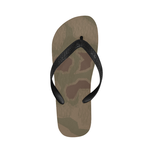 Sumpfmuster 41 camouflage Flip Flops for Men/Women (Model 040)