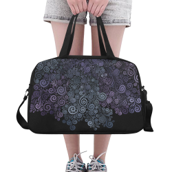 3d Psychedelic Ultra Violet Powder Pastel Fitness Handbag (Model 1671)