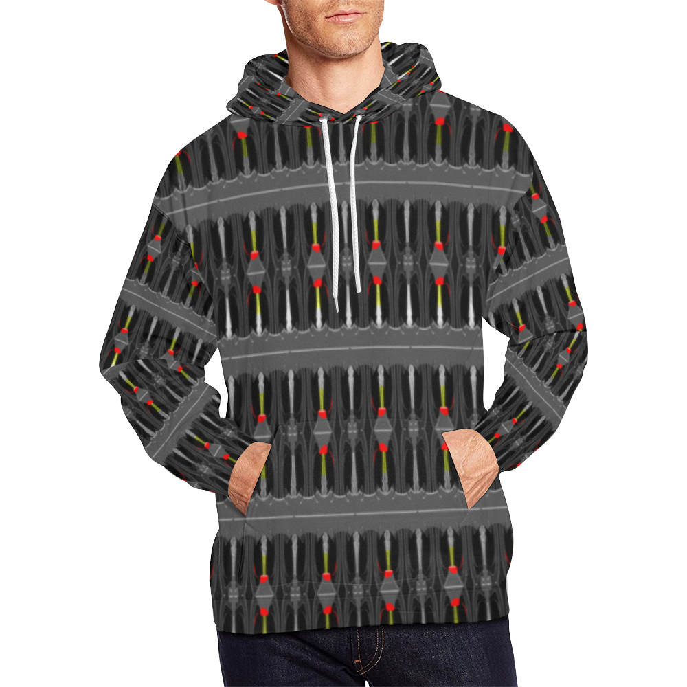 32_5000 167 All Over Print Hoodie for Men/Large Size (USA Size) (Model H13)
