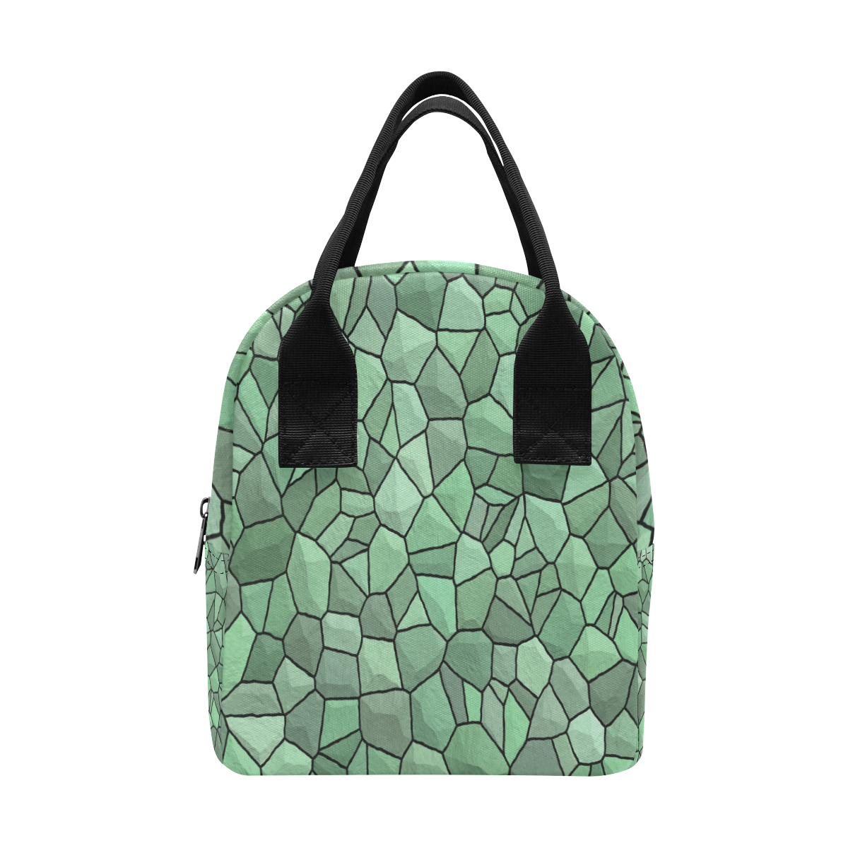 Forest Shades Mosaic Zipper Lunch Bag (Model 1689)