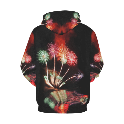 Tripped Firework All Over Print Hoodie for Men (USA Size) (Model H13)