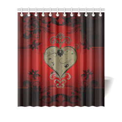 Wonderful decorative heart Shower Curtain 66"x72"