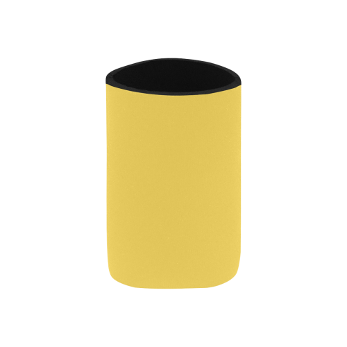 color mustard Neoprene Can Cooler 4" x 2.7" dia.