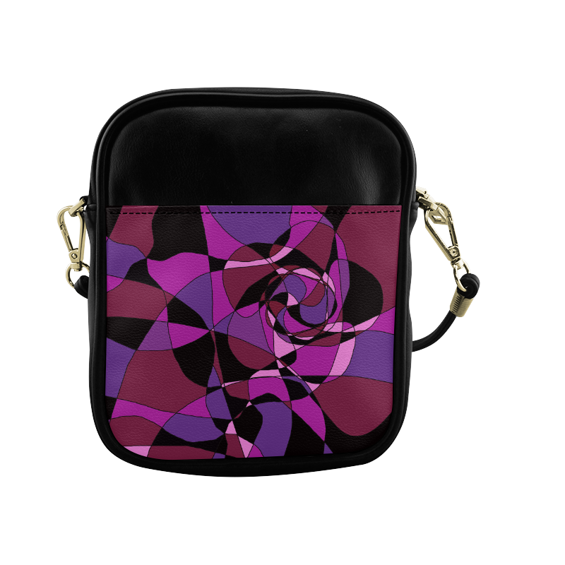 Abstract Design #6 Sling Bag (Model 1627)