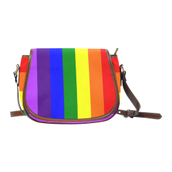 Rainbow Flag (Gay Pride - LGBTQIA+) Saddle Bag/Large (Model 1649)