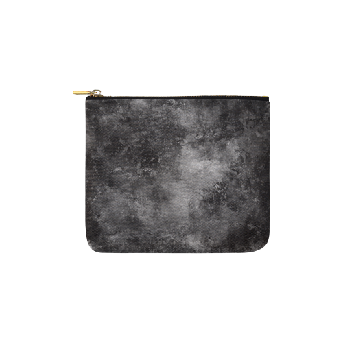 Black Grunge Carry-All Pouch 6''x5''