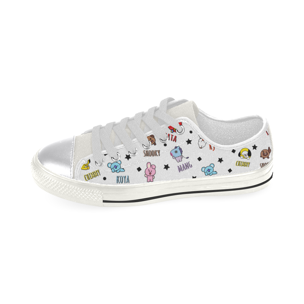 BT21 Women's Classic Canvas Shoes (Model 018)