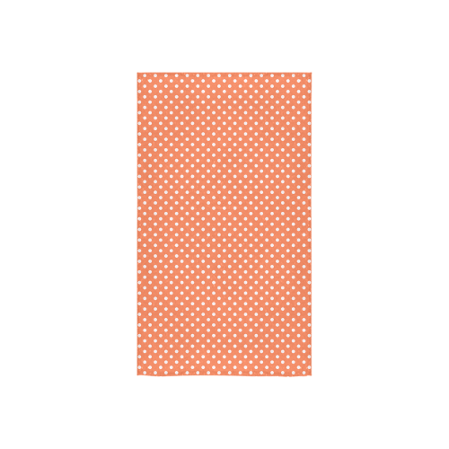 Appricot polka dots Custom Towel 16"x28"