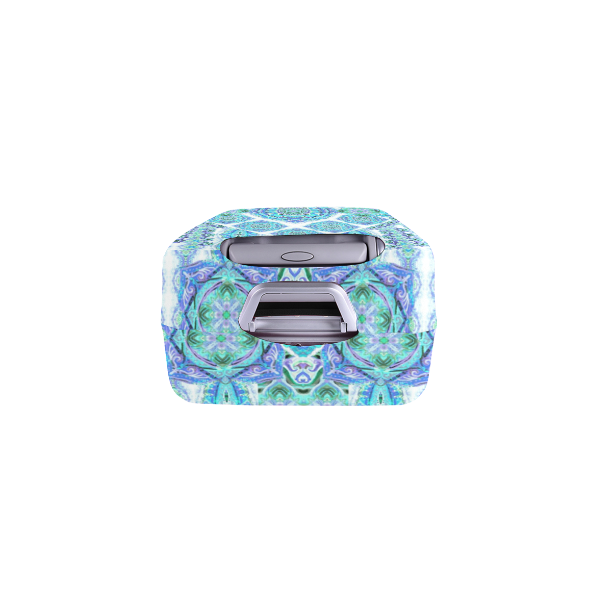 mandala spirit turquoise Luggage Cover/Small 18"-21"