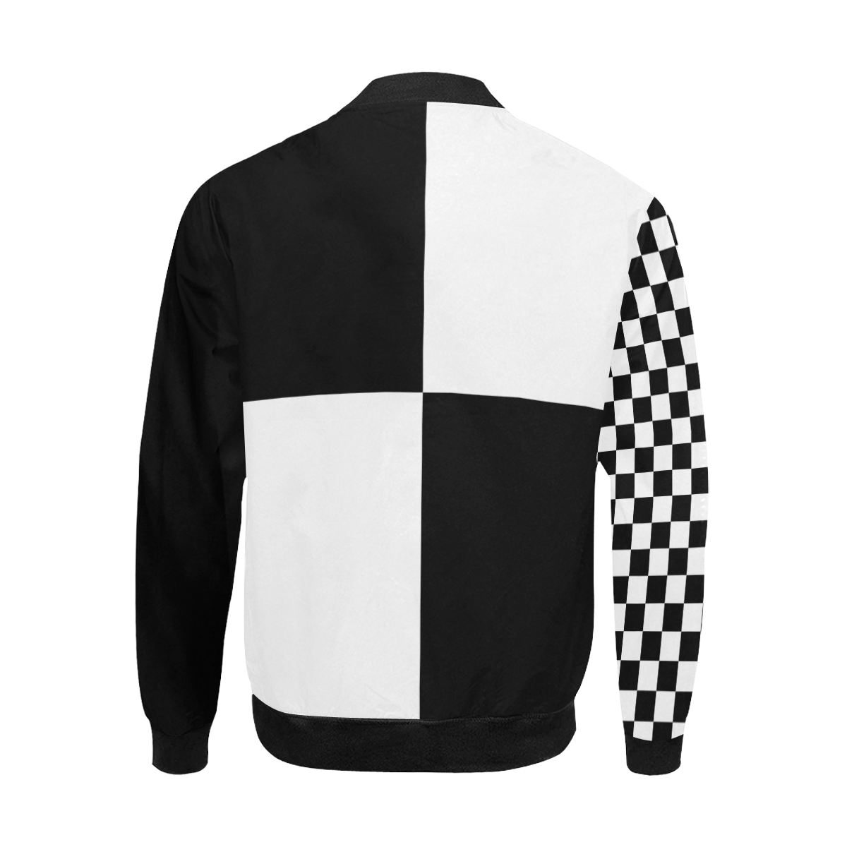 Mixed Up Mod Black and White by ArtformDesigns All Over Print Bomber Jacket for Men (Model H31)