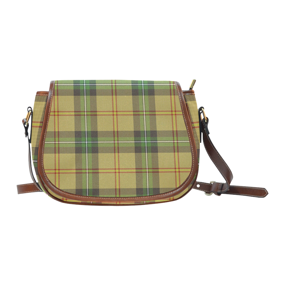 Saskatchewan tartan Saddle Bag/Small (Model 1649) Full Customization