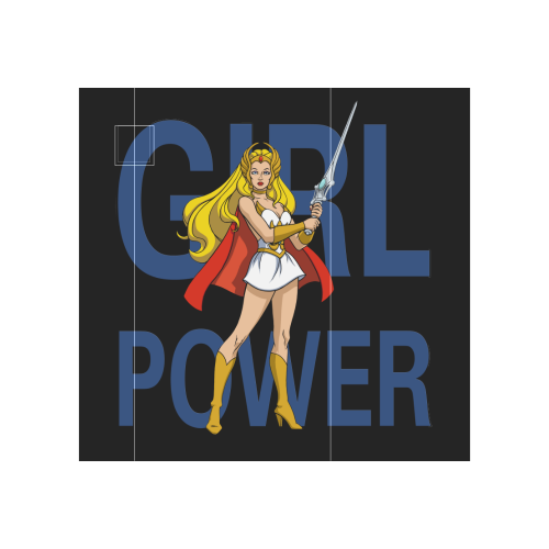 Girl Power (She-Ra) Neoprene Water Bottle Pouch/Large