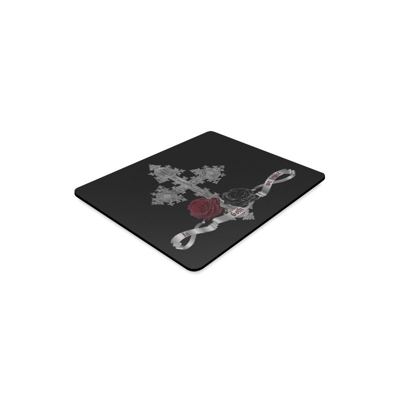 In Goth We Trust Rectangle Mousepad