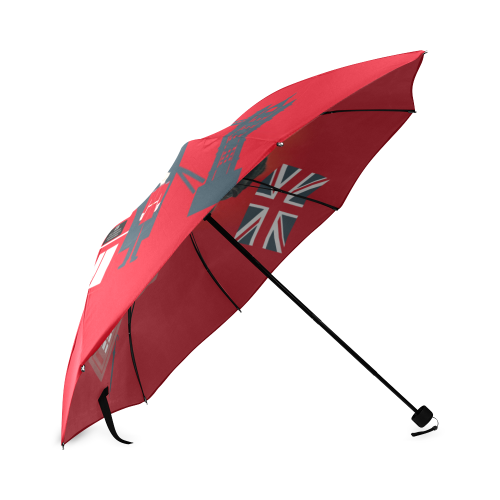 Cute Proud London Pug Foldable Umbrella (Model U01)