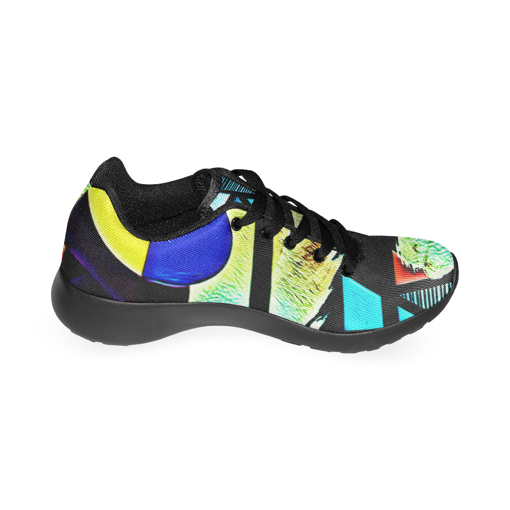 Colorful Geometric Shapes Design By Me by Doris Clay-Kersey Women’s Running Shoes (Model 020)