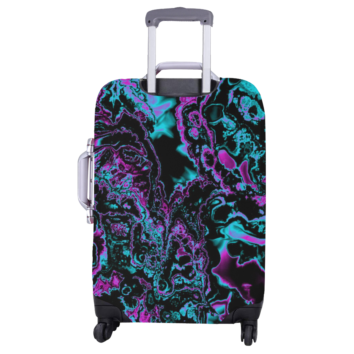 power fractal B by JamColors Luggage Cover/Large 26"-28"