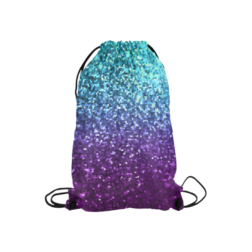 Mosaic Sparkley Texture G198 Small Drawstring Bag Model 1604 (Twin Sides) 11"(W) * 17.7"(H)