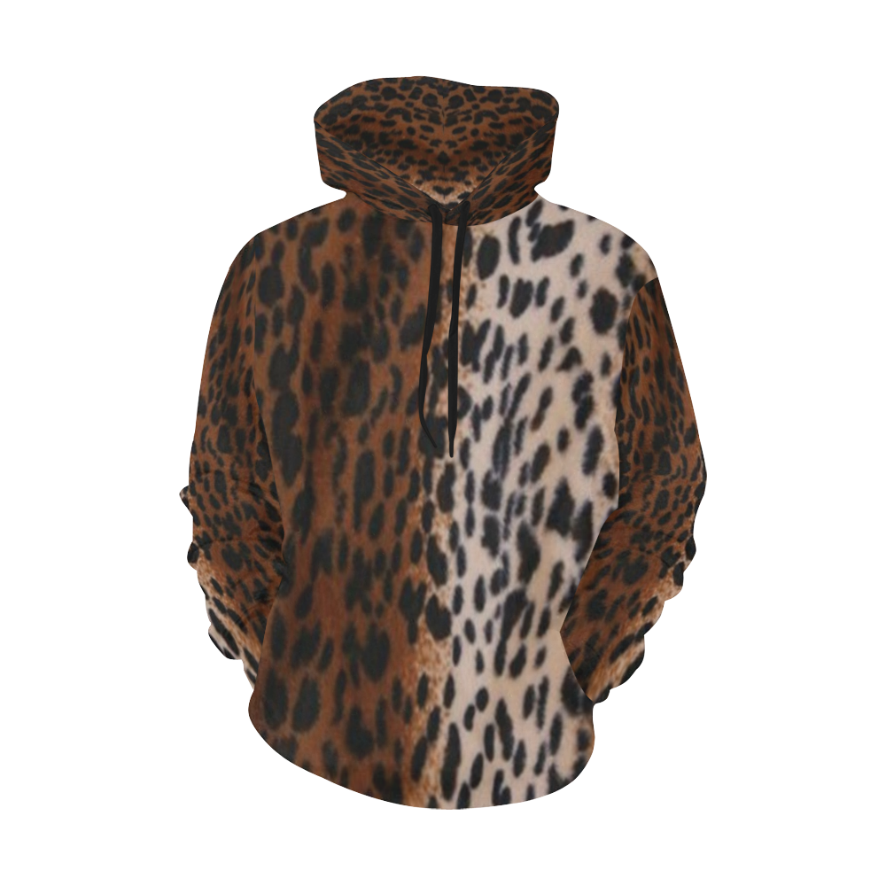 animalprinthooedie All Over Print Hoodie for Women (USA Size) (Model H13)