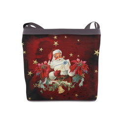 Santa Claus with gifts, vintage Crossbody Bags (Model 1613)