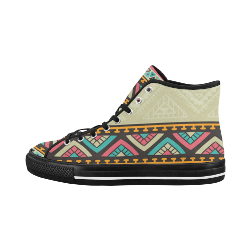 Beautiful Ethnic Tiki Design Vancouver H Women's Canvas Shoes (1013-1)