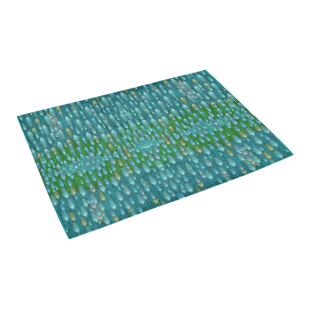 starfall and rain Azalea Doormat 24" x 16" (Sponge Material)
