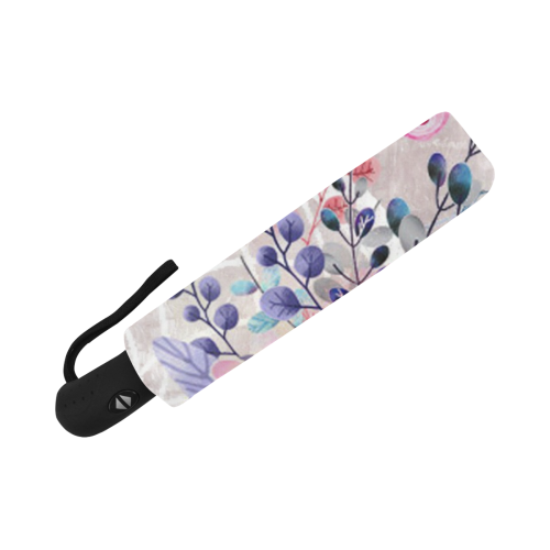 pink dreamcatcher floral Anti-UV Auto-Foldable Umbrella (U09)