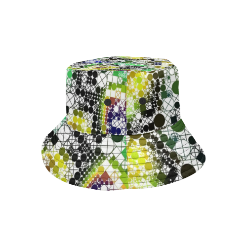 funny mix of shapes  by JamColors All Over Print Bucket Hat
