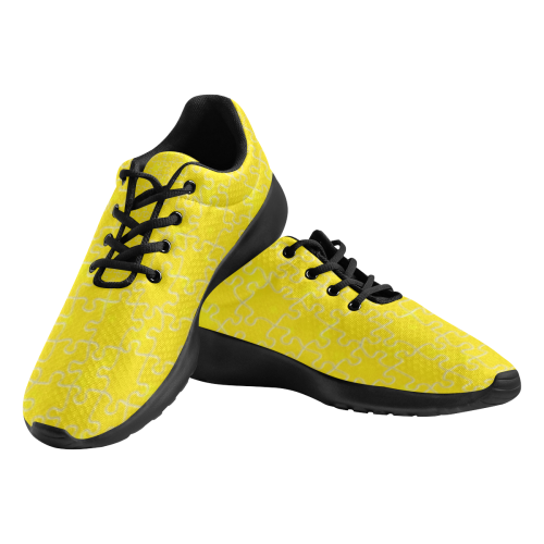 Yellow by Nico Bielow Men's Athletic Shoes (Model 0200)