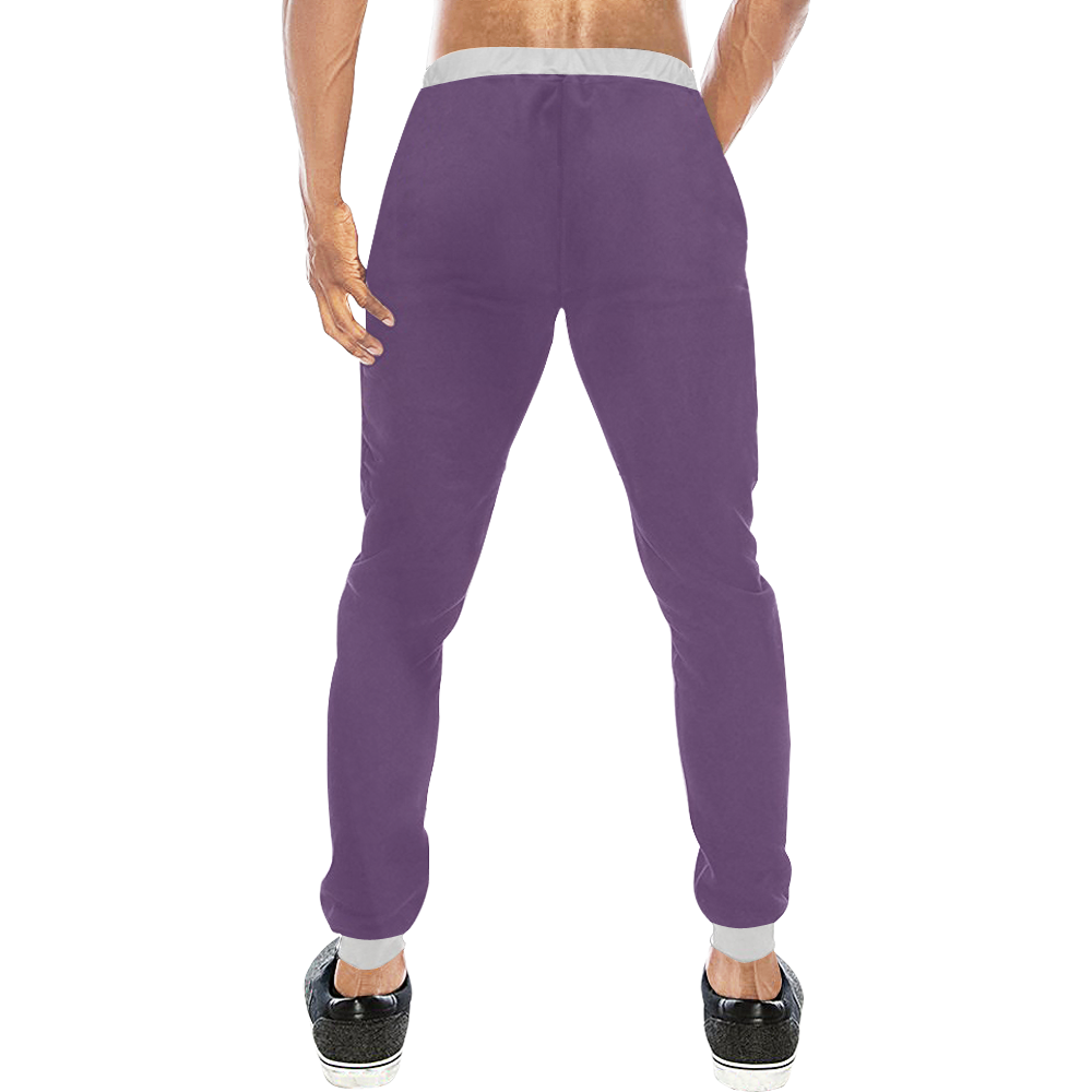color purple 3515U Men's All Over Print Sweatpants (Model L11)